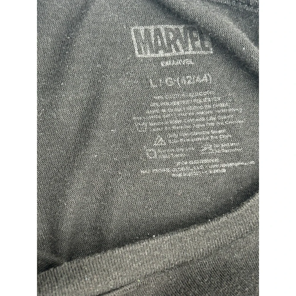 Marvel Wolverine Graphic T-Shirt Mens Large Black Logan X-Men Comics Tee